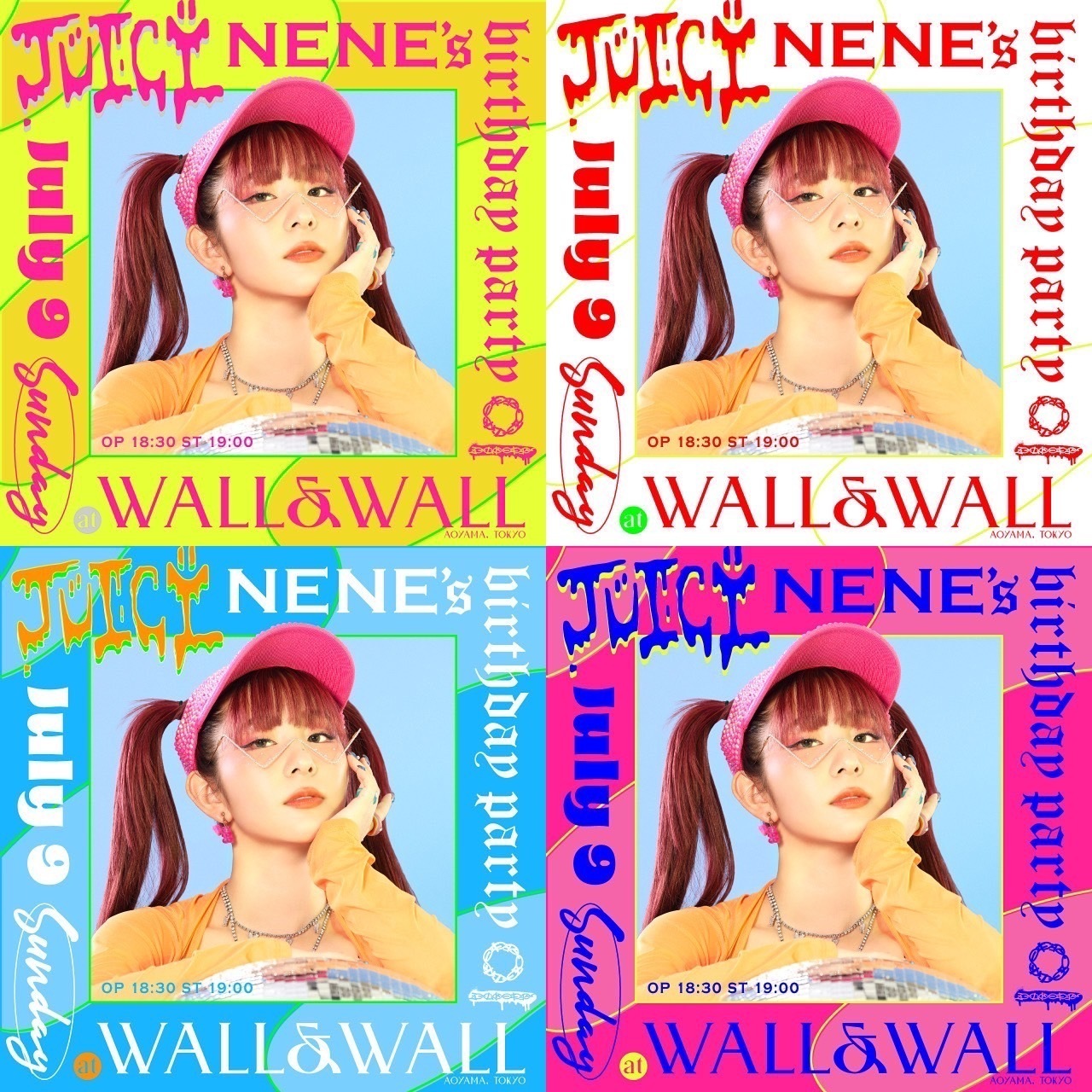 ミームトーキョー NENE チェキ 7/9(日)NENE生誕イベント「JUICY~NENE's birthday party~」開催